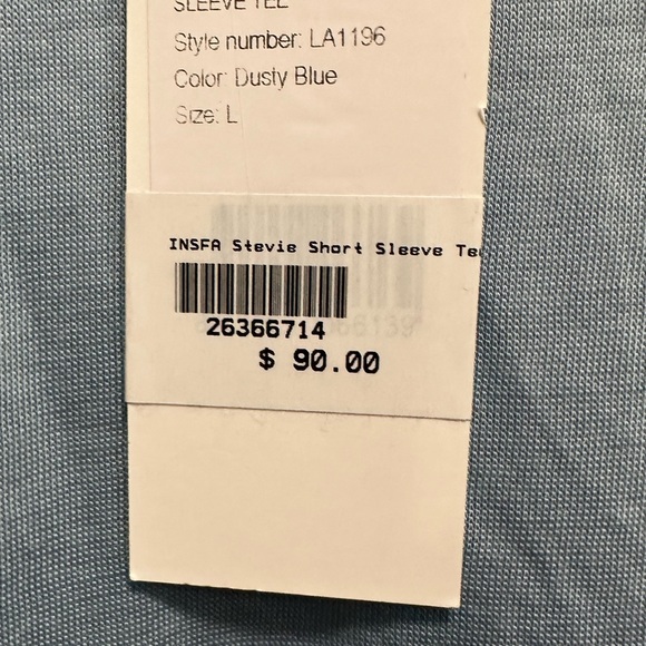 New Lune Top- Size L- color: blue - Picture 3 of 5